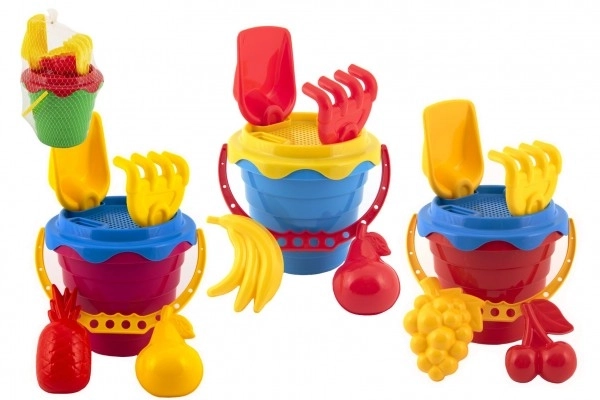 Sand Play Set with Bucket and Accessories