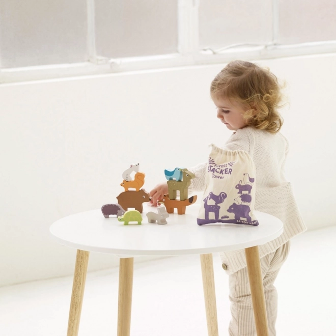 Le Toy Van Petilou Stacking Animal Tower