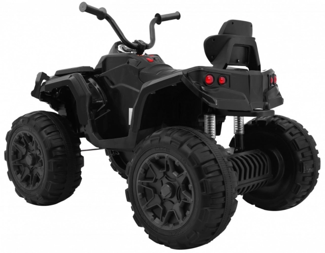 4-Wheeler ATV 2.4GHz on Battery for Kids Black + Remote Control + EVA Wheels + MP3 Radio + Slow Start