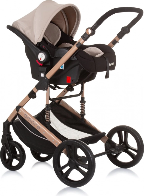 Chipolino stroller Amore 2-in-1 Jungle – Macadamia