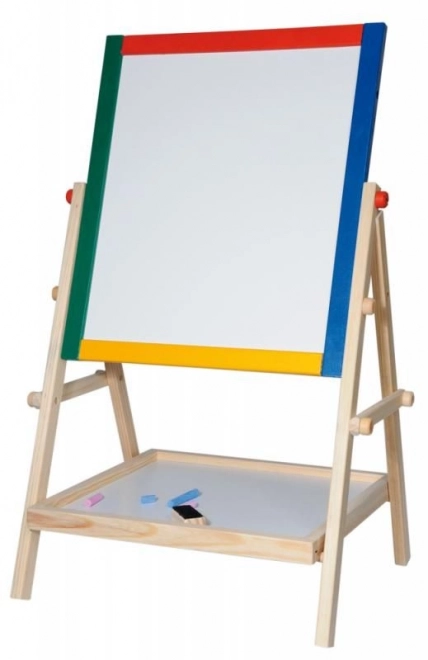 Double-sided Chalk and Magnetic Board