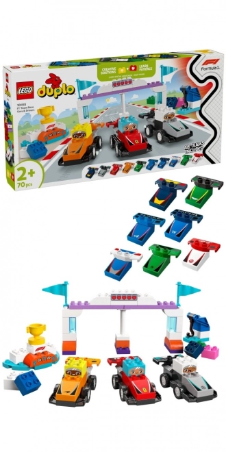 Duplo Formula 1 Cars & Drivers Set