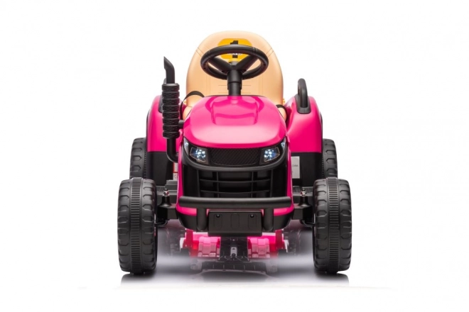 Battery Operated Pink Tractor