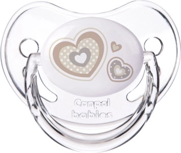 Canpol babies Succhietto in silicone anatomico 6-18m NEWBORN BABY beige
