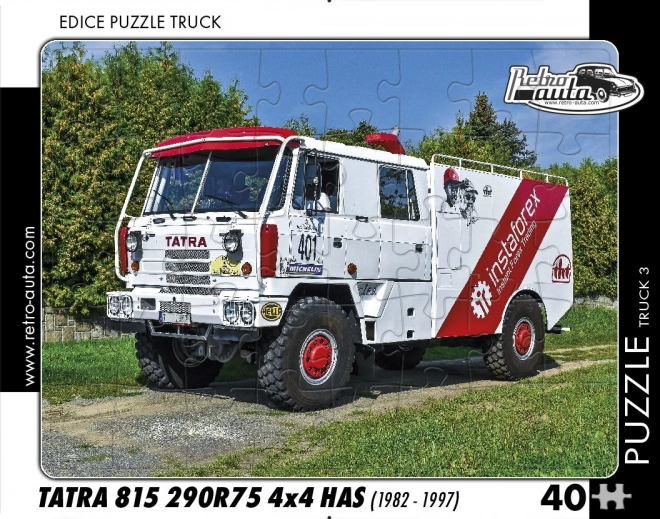 Retro Vehicles Puzzle Truck Tatra 815 1982-1997