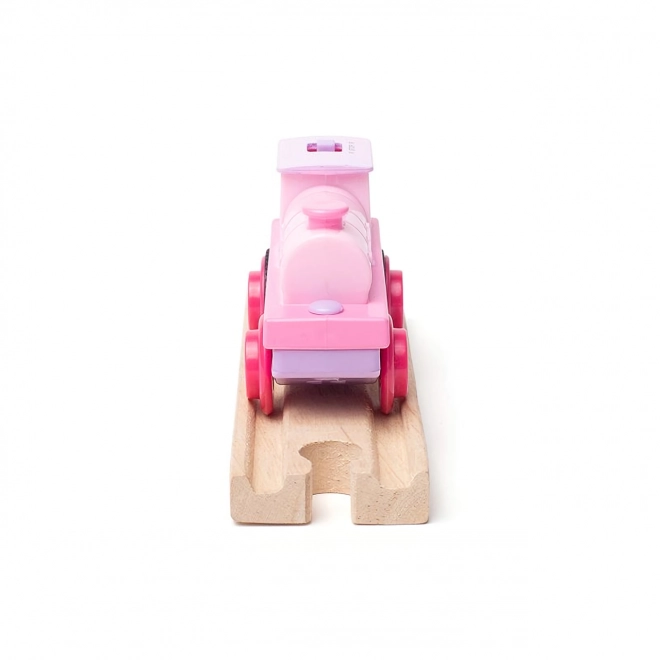 Bigjigs Rail Electric Pink Locomotive