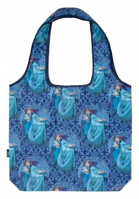 Folding Shopping Bag Mucha Hyacinth