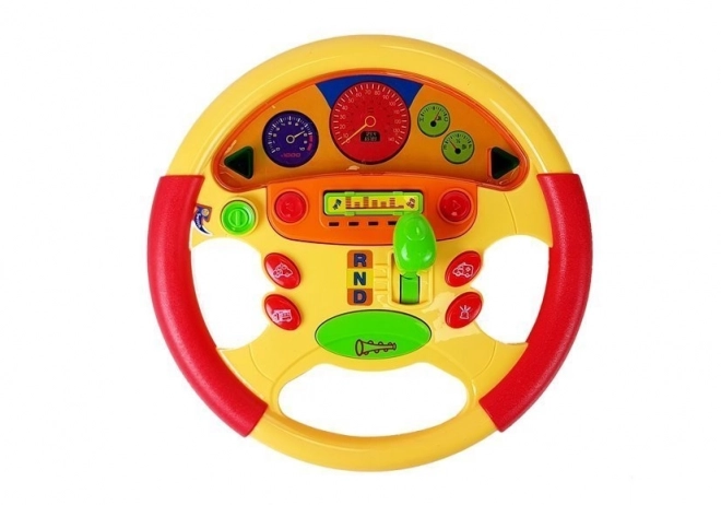 Educational Baby Steering Wheel with Light and Sound Effects