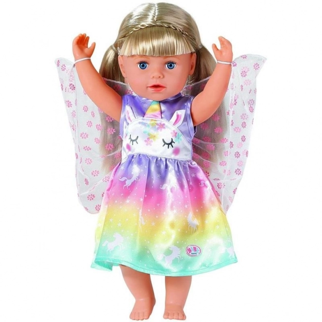 Unicorn Fairy Costume for BABY Born Doll