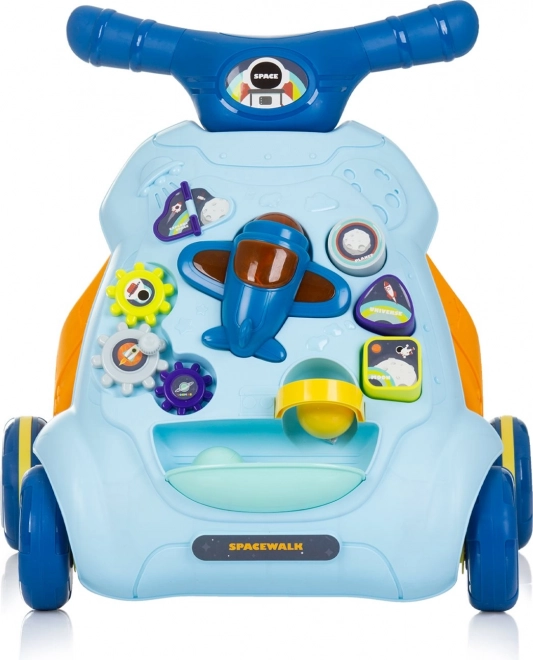 Interactive Toddler Walker Plane Blue