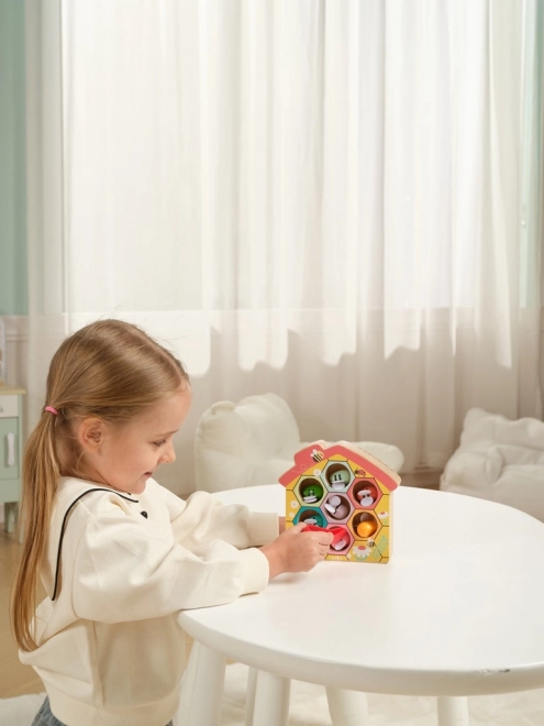 Wooden Bee Hive Game for Kids