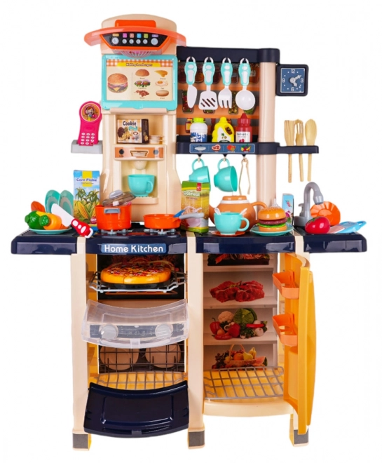 Interactive Kids Kitchen Set with Light and Sound Effects