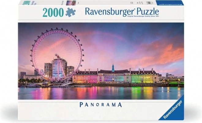 Colorful London Panoramic Puzzle 2000 Pieces