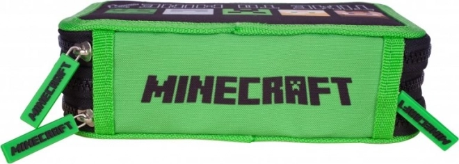 Trousse scolaire Minecraft Alex et Steve trois étages