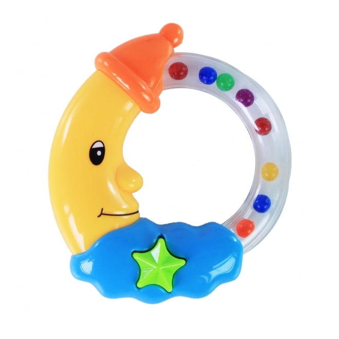 Happy Moon Rattle