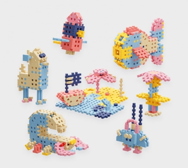 Mini Waffle Travel Constructor Set 200 Pieces