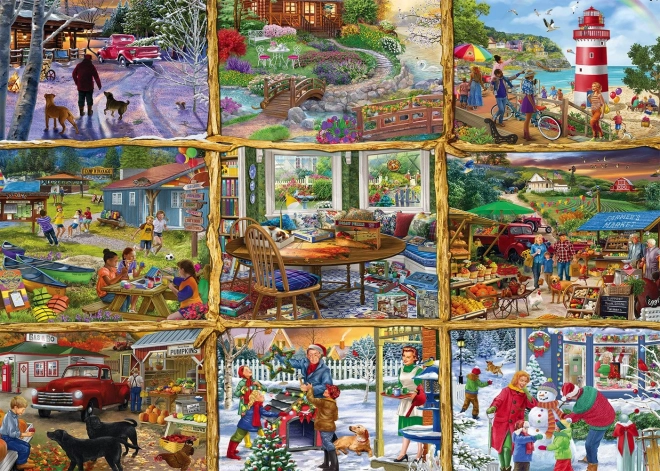 Puzzle tutte le stagioni 1000 pezzi