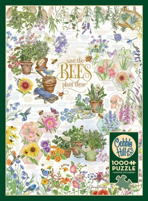 Cobble Hill Save The Bees Puzzle 1000 Pieces