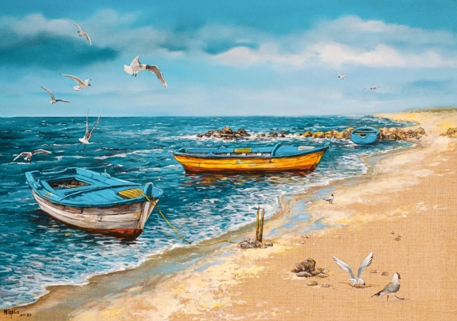 Morning at the Seaside Puzzle 500 Piece