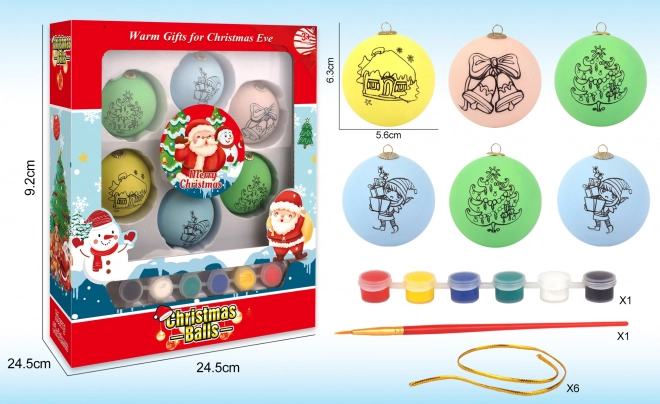 Christmas ornament painting set