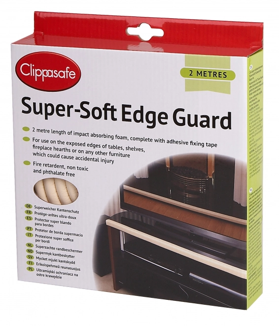 Soft Protective Edge Cushion 2m, Cream