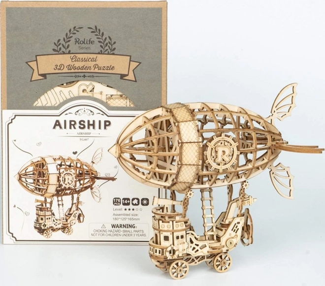 Wooden 3D Puzzle Fairytale Airship