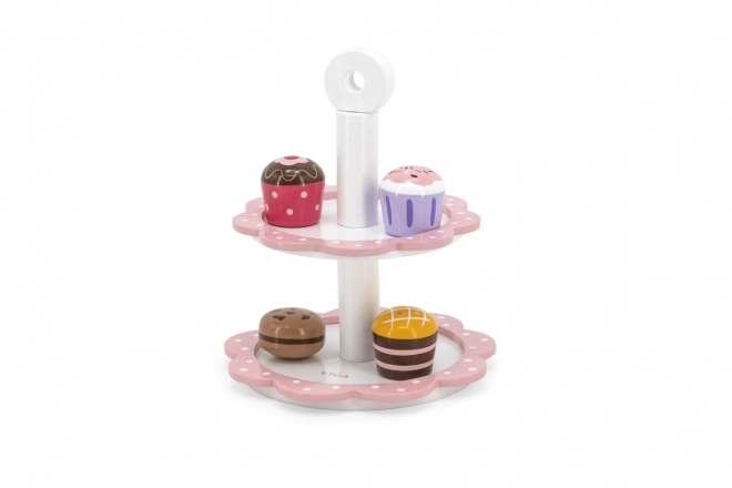 Wooden Cupcake Stand Set