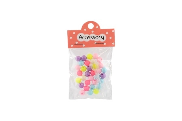 Colorful Plastic Beads with String