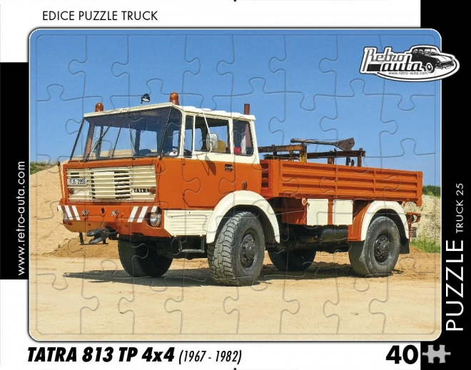 Retro Truck Puzzle Tatra 813 TP 4x4