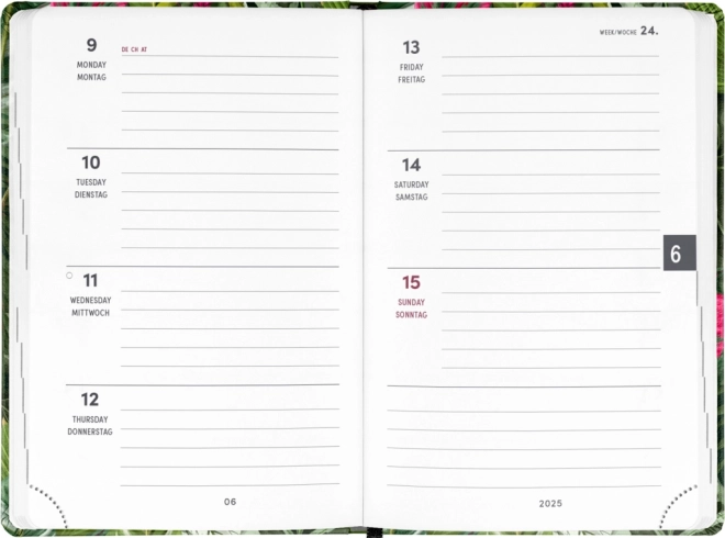 Notique 18-Month Planner Petito – 2024/2025 Leaves