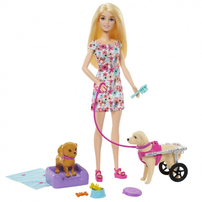 Barbie and Dog with Wheelchair