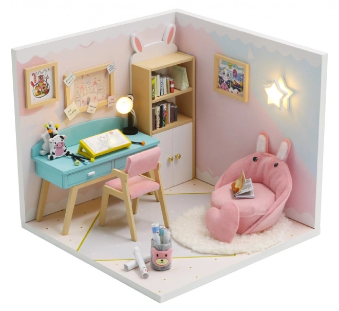 2Kids Toys Miniature Dollhouse Study Room