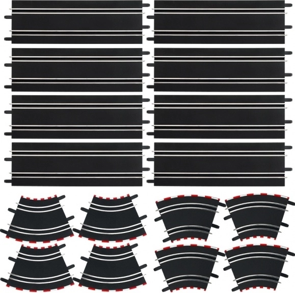 Expansion set for GO!!! and Digital 143 slot car tracks – large set 2004