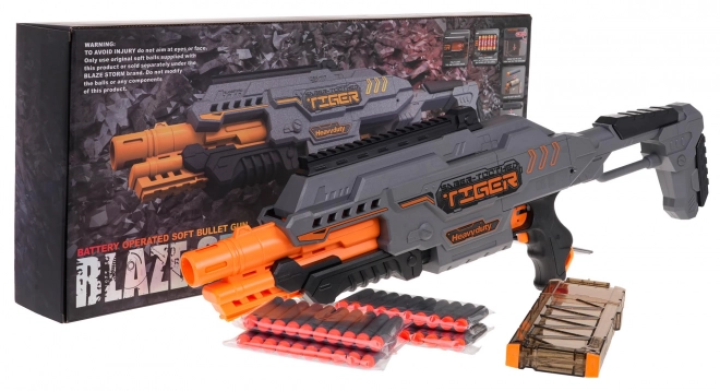 Blaze Storm Gray Toy Rifle