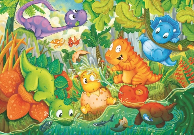 Happy Oasis Dinosaurs Maxi 24 Piece Puzzle