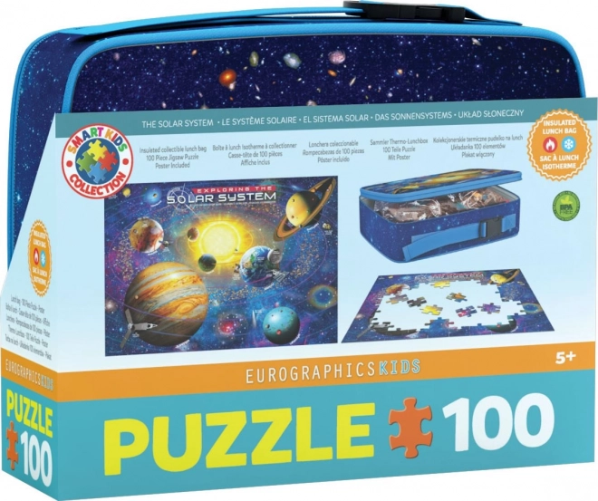 Eurographics Puzzle in Lunchbox Solar System Exploration 100 Pieces