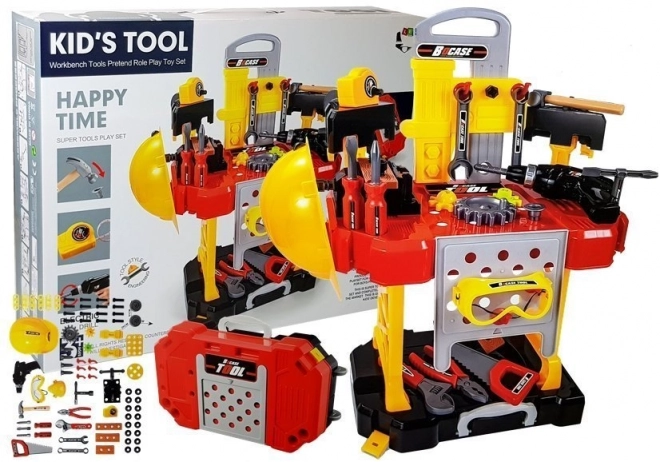 3-in-1 Battery Operated Workshop Set with Suitcase