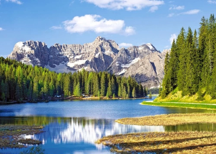 puzzle 3000 pieces misurina lake, italy