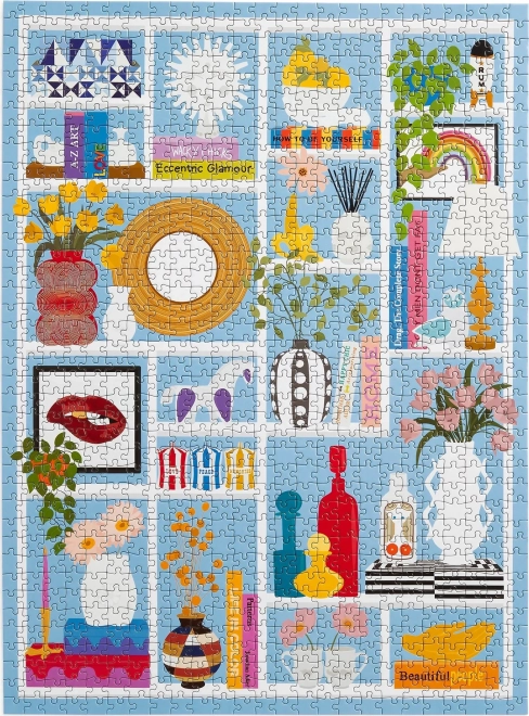 Galison Jonathan Adler Shelfie 1000 Piece Puzzle