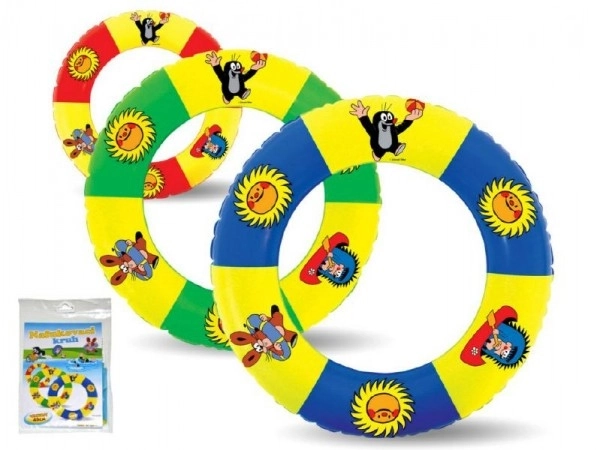 Inflatable Pool Ring with Little Mole