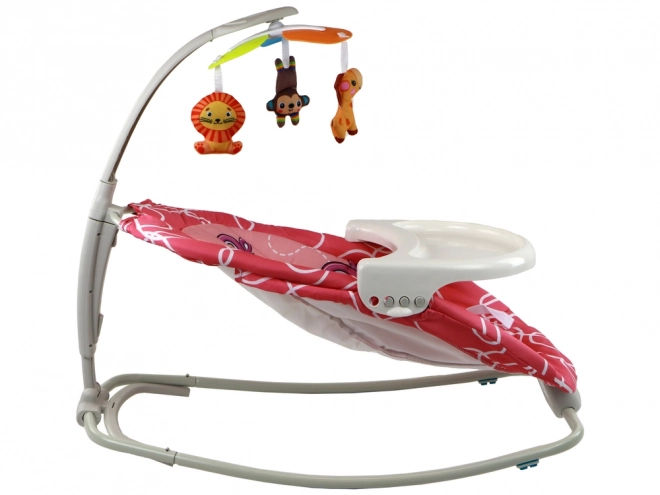 2-in-1 Baby Rocker Chair with Sounds and Vibrations