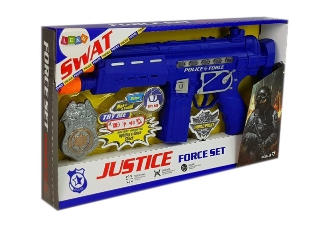 Police Set Toy with Light and Sound Effects