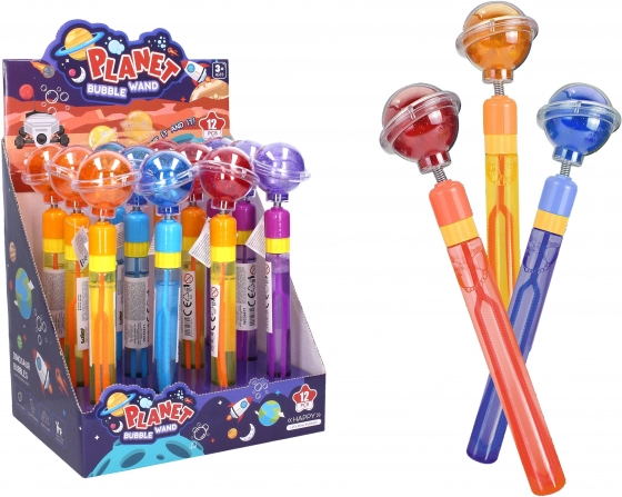Light-up Planet Bubble Wand, 70 ml, 28 cm