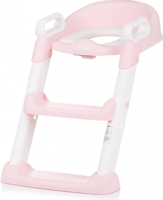 Toilet Seat with Ladder - Skippy Pink