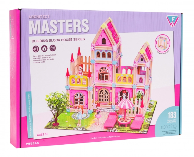 Wooden Princess Castle Building Blocks