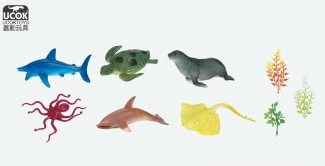 Sea World Animal Figurine Set