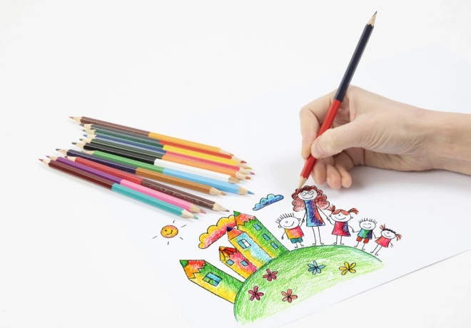 Double-sided Pencils Duo 12 pcs