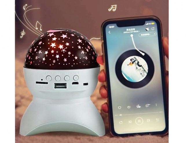Starry Night Light Projector with Bluetooth Speaker