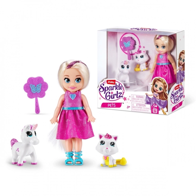 Princess Doll with Pets