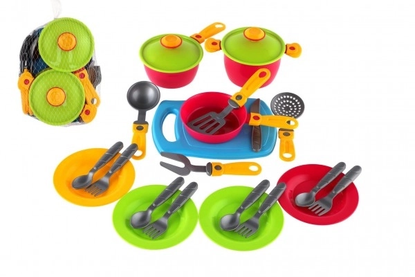 Children's Cooking Play Set with Cutting Board